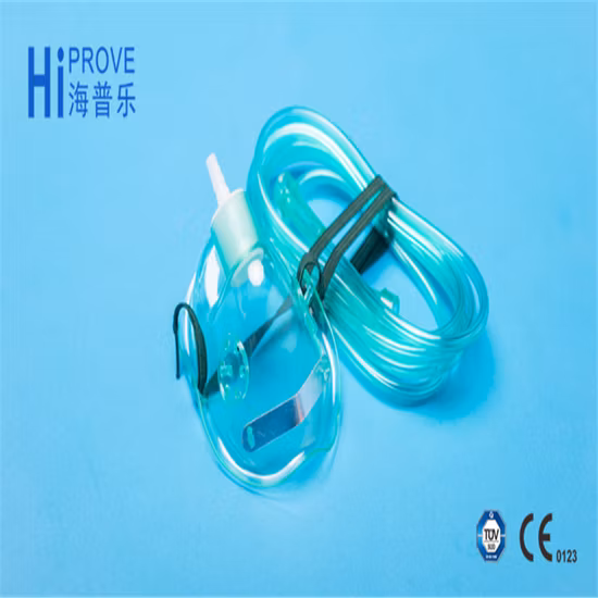 Maschera Venturi per ossigeno regolabile con kit nebulizzatore e borsa